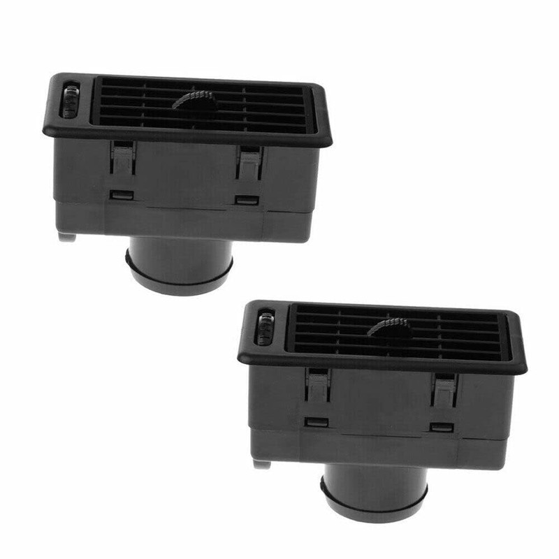 TEAMWILL 4Pcs Black Heat AC Air Exhaust Vent Dash Ventilation