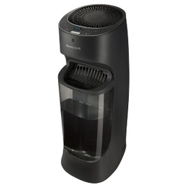 Honeywell Top Fill Tower Humidifier, Digital Humidistat, Black – Cool Mist Humidifiers for Bedroom, Home or Office with Space-Saving Tower Design