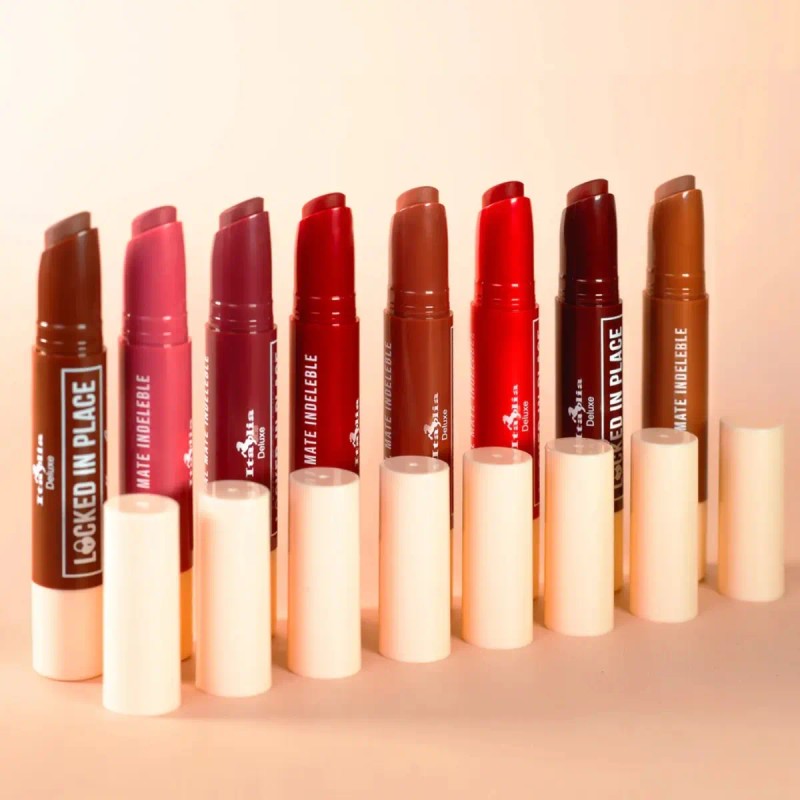 Labial Mate Indeleble + Delineador De Labios Italia Deluxe