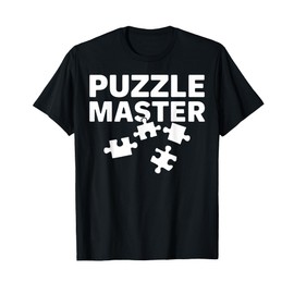 Puzzle Master Jigsaw Brain Teaser Puzzle Piece Expert Gift T-Shirt