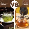Pretwad Fine Mesh Tea Strainer with Bowl, 2 Pack Stainless