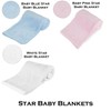 Giraffe (1326) - Embroidered Medium Weight Star Fleece Baby Blanket