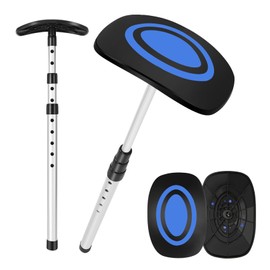 Micnaron Golf Travel Bag Support Pole, Sturdy Aluminum Pole with Adjustable Height, Golf Club Travel Protection Kit, Golf Bag Accessory to Prevent Collapse and Protect Golf Clubs (Blue)