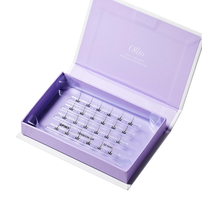 Ollio Spiky M Glue Free Partial False Eyelashes, 3 Bundles,