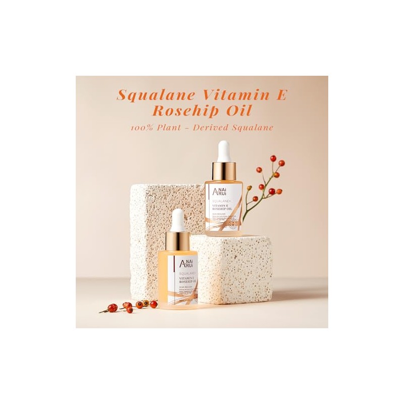 ANAI RUI Escualano + Vitamina E Aceite De Rosa Mosqueta
