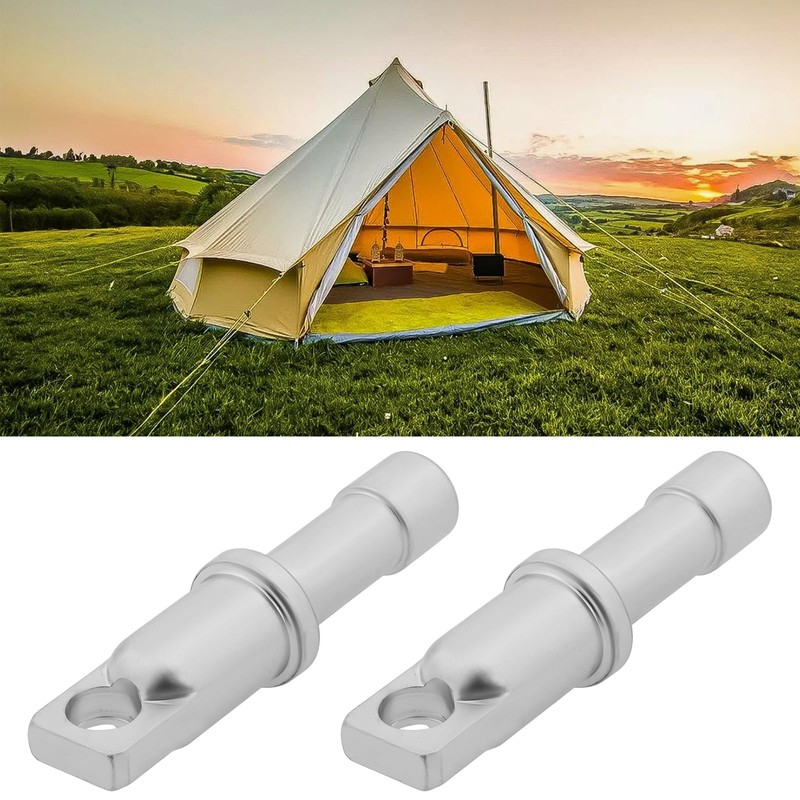 YINETTECH 10Pcs Tent Pole End Plug Aluminum Alloy for 8.5mm