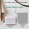 0.5 Gal Trash Bags Small 240 pcs Clear Strong Tiny