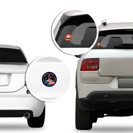 WHITE NASA Worm Letters Sticker (space logo decal)