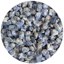 GAF TREASURES Wholesale Blue Calcite Rough Natural Stones Small, Raw Blue Calcite Crystals (Blue Calcite, 3 Pounds)