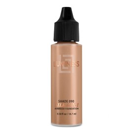 Luminess Air Silk 4-In-1 Airbrush Foundation- Foundation, Shade 090 (.5 Fl Oz) - Sheer to Medium Coverage - Anti-Aging Formula Hydrates and Moisturizes - Professional Makeup Kit for Cordless Air Brush