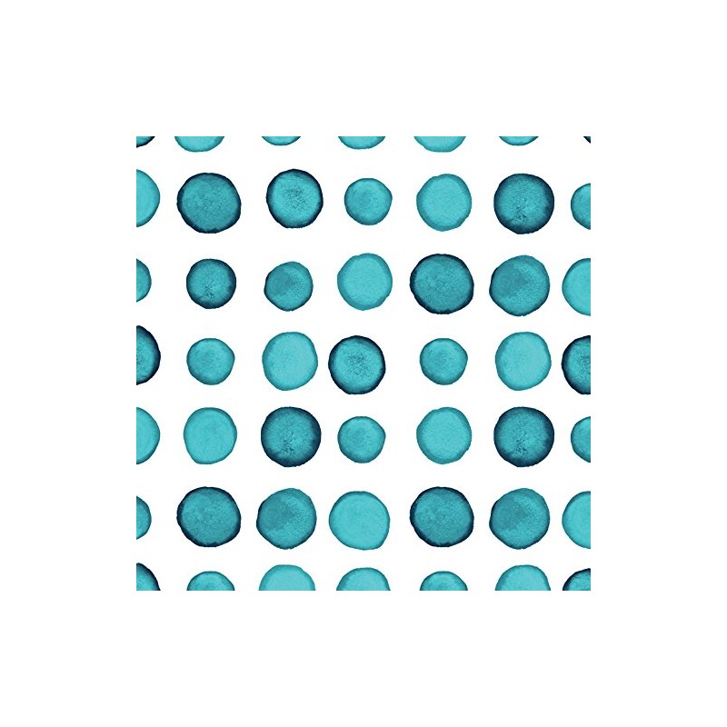 Creative Converting Beverage 2-Sided Blue Watercolor Beverage Napkins-24pcs, Beverage, Dotted
