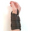 Leather Bracelet with Thumb Loop Right for Circumference 15-19 cm