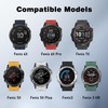 ISABAKE 26mm Silicone Strap for Fenix 6X Pro/Fenix 7X, Magnetic