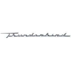 Auto Krafters Compatible/Replacement For Script Emblem 1958-60 Thunderbird Left or Right Door or Fender Continental Spare Tire Cover (C1SB-16098A)