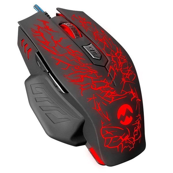 Everest Sm-700 Kablolu Oyun Faresi, Usb Girişli, Siyah