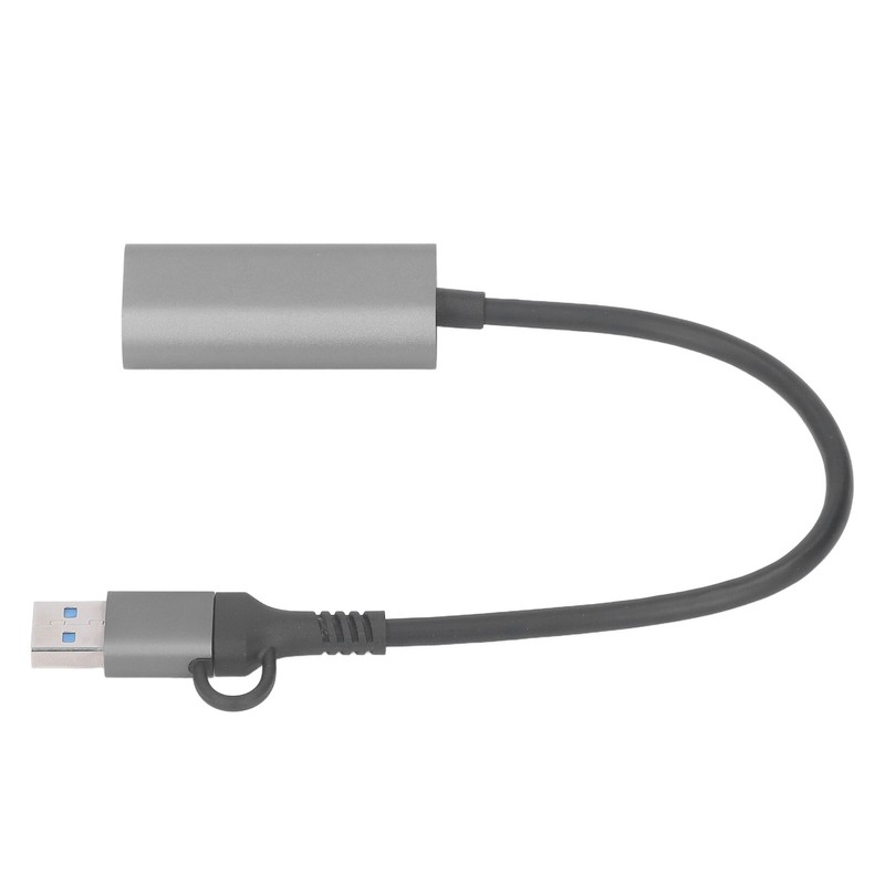 USB to Ethernet Adapter Type C RJ45 1000Mbps Aluminium Alloy