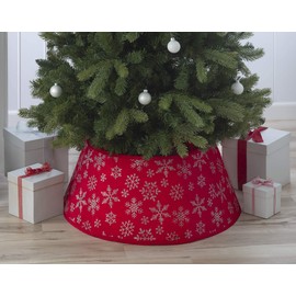 New Traditions - Christmas Tree Collar (Velvet Tree Collar - Red/Snowflake)