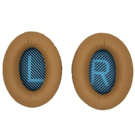 Ear Pads Replacement for Bose Quiet Comfort QC35 / 35ii QC25 QC15 QC2 Ae2 Ae2i Ae2w SoundTrue AEII SoundLink AEII Headphone by MMOBIEL - Isolation Memory Foam Cushions - Earpads Replacement - Khaki