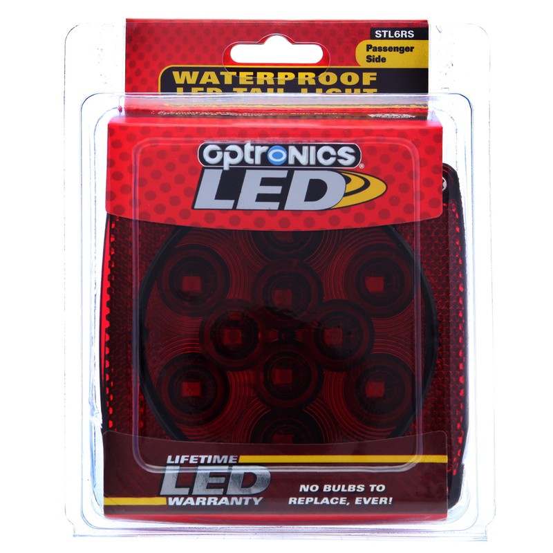 Optronics STL6RS Red Lens LED Combination Tail Light for Passenger
