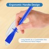 NIIIYTYB 15PCS Silicone Glue Brush and Plastic Spreader Tool Set