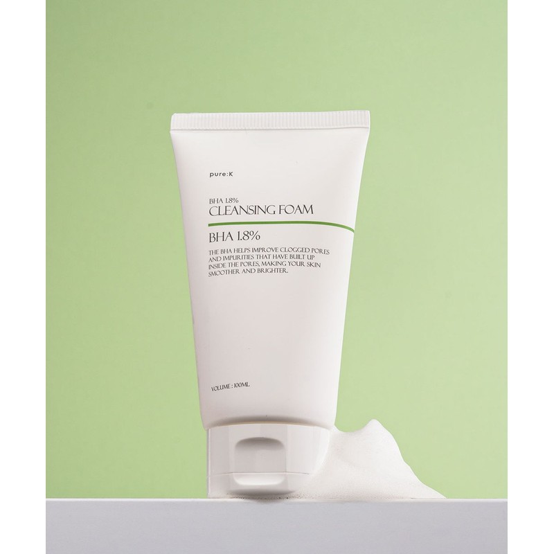 PureK BHA 1.8% Trouble Care Cleansing Foam 100ml