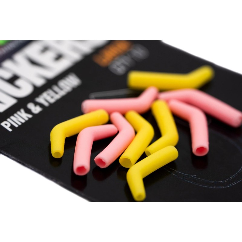 Korda Kickers Large Yellow/Pink – High-Visibility Hook Aligners, Rig Enhancers