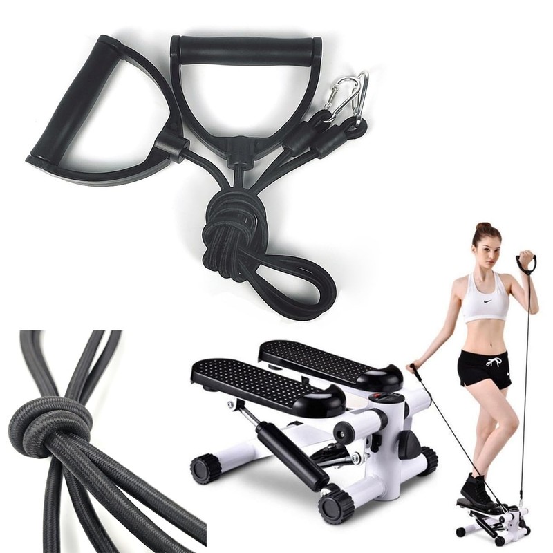 SquEqu 2 Pack Exercise Steppers Resistance Bands Replacement Resistance Band