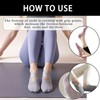 EXQUIMA 4 PCS Reformer Pilates Socks,Yoga Socks for Women with