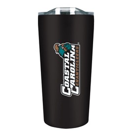 The Fanatic Group Coastal Carolina Double Walled Soft Touch Tumbler, Design-1 - Black