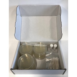 Bacteria Science Kit Petri Dishes with Agar Educational STEM Science Fair Project Kit
