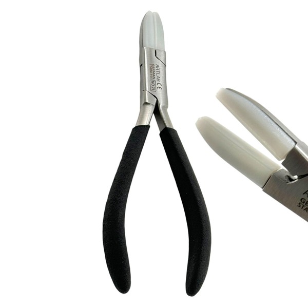 Optical Eyeglass Frame and Arm Adjusting Pliers with Nylon Jaws