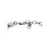 Fossil Men's Stainless Steel Bracelet with Lobster Clasp or Folding