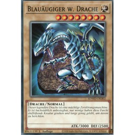 SDWD-DE002 - Blue-Eyed W. Dragon - Common - 1st Edition - German - Structure Deck: Blue-Eyes White Destiny - with MZTCG Shipping Protection - Yugioh