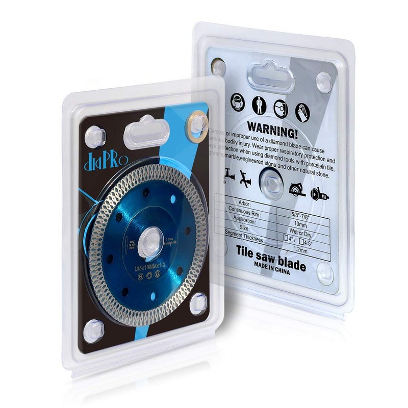 dIaPRo 4 inch Super Thin Diamond Tile Blade Porcelain Saw