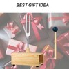 MIMIRACLE 432Hz Tuning Fork Set with Elegant Wooden Resonator -