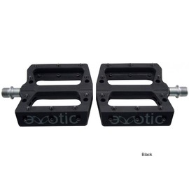 eXotic Thermoplastic Flat BMX MTB Pedals, 6 Colours 350 g/pair Replaceable Pins