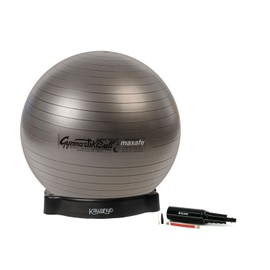 Original Pezzi Maxafe Exercise Ball 53 cm Anthracite with Ball Bowl and Pump