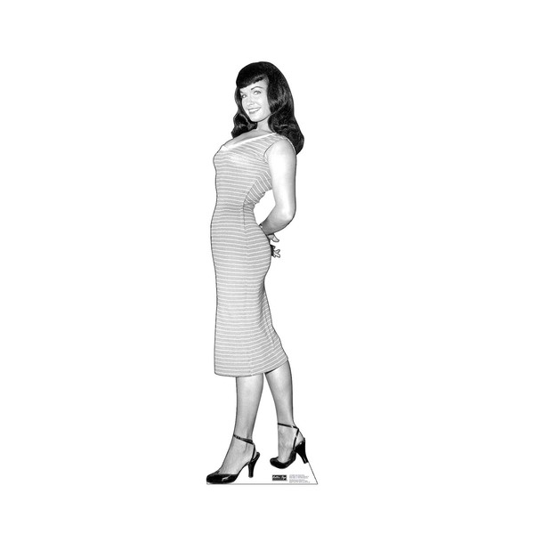 Advanced Graphics Bettie Page Striped Dress Life Size Cardboard Cutout