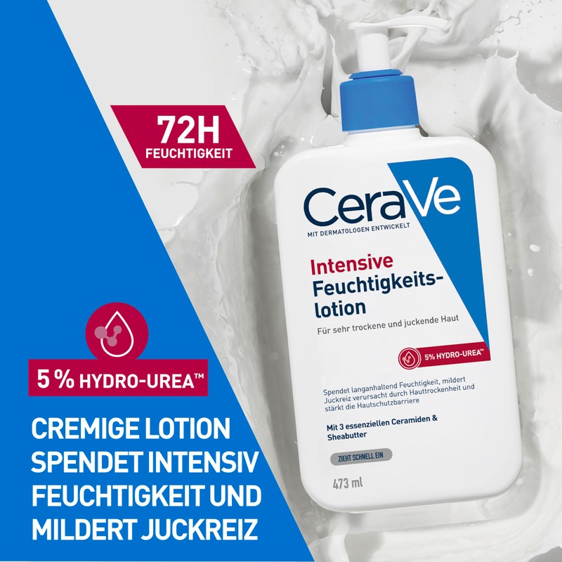 CeraVe Intensive Moisturising Lotion, Intensive Moisturising and Itche-Reducing, For Very