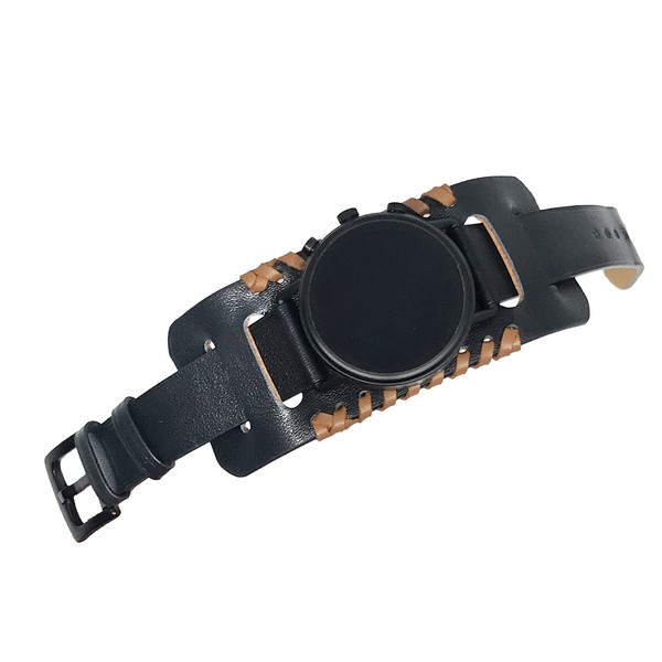 Losvecinos Quick Release Leather Watch Straps 20mm, Compatible With Galaxy