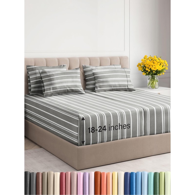 CGK Unlimited Extra Deep Split King Sheet Set - 7