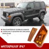 GTINTHEBOX COMBO Amber Bumper Signal +Bumper Side Marker Lights For