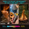 Refillable Butane Torch Lighter - Super Long Flame, Windproof, Adjustable