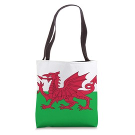 Wales Flag Red Dragon Cymru Welsh Gift Tote Bag
