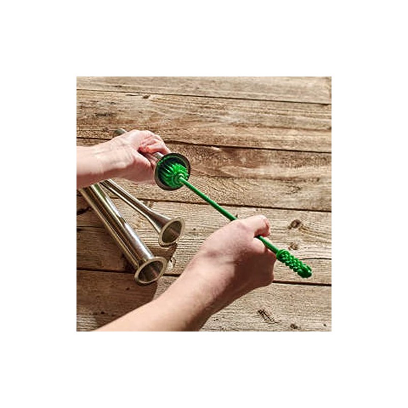 LEM Products Silicone Dual-Head Stuffing Tube Cleaning Brush, Bottle Brush,