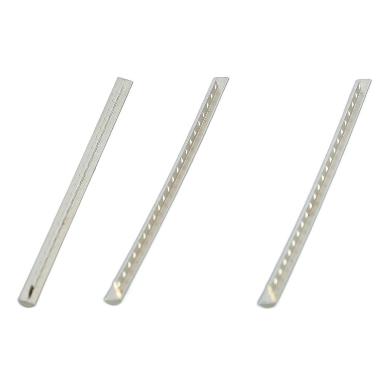 24Pcs Guitar Fret Wire Nickel Plated Alloy Copper Clear Bright