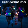 LED Reflective Running Gear,High Visibility Reflective Belt Sash with Safety