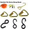 4 Pack Heavy Duty Ratchet Hooks 25mm x 800kg S