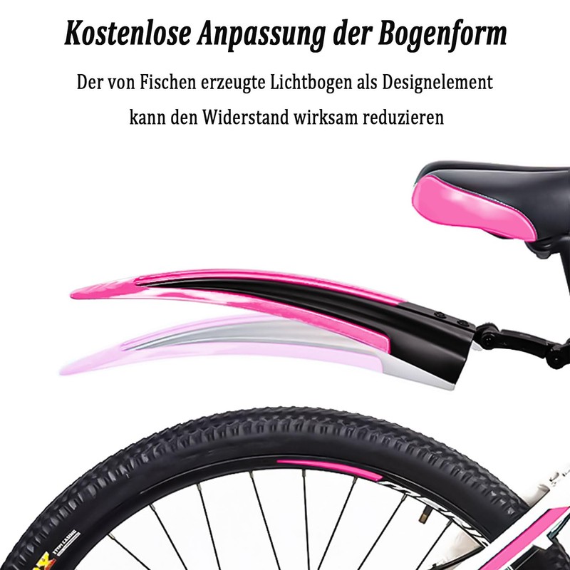 Bike Mudguard Set Adjustable Full Cover Thicken Widen Bicycle Fenders