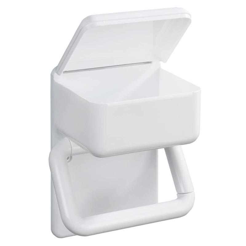 Wenko 8514500 Toilet Roll Holder 2 in 1